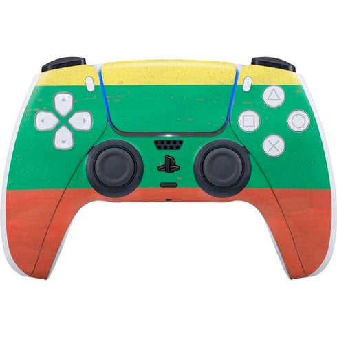 Lithuania Flag Distressed PlayStation PS5 Skins